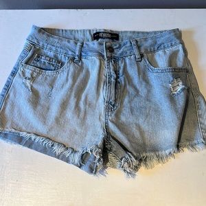 Striped and Solid Shorts